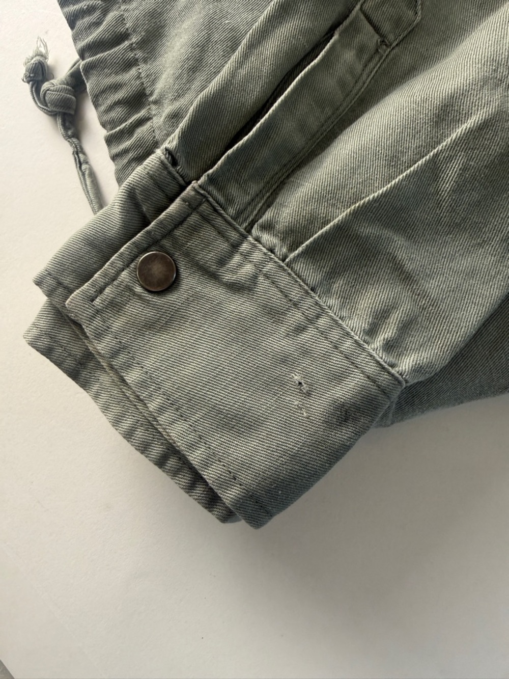 Rails Collins Utility Sage Green Lightweight Jacket Button Zip Size Small - Picture 13 of 15